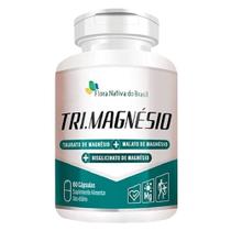 Tri Magnésio - Quelato + Taurato + Malato De Magnésio 60caps