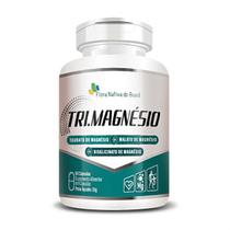 TRI MAGNESIO (Taurato, Malato e Quelato) 500MG 60 CAPS - Flora Nativa
