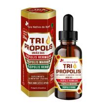 Tri Própolis Gotas ( Própolis Vermelha, Verde e Marrom) 20ml - Flora Nativa