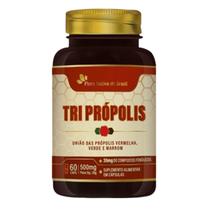 Tri Propolis - Verde Marrom Vermelho 60 Capsulas 500mg