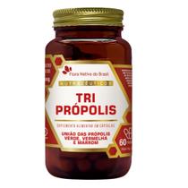 Tri Própolis (Vermelha, Verde e Marrom) 60 Caps de 500mg Flora Nativa do Brasil Tri Própolis (Vermelha, Verde e Marrom) 60 Caps de 500mg Flora Nativa do Brasil