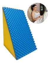 Triangular Conforto Travesseiro Encosto Anatômico 45x30 Espuma Repouso . Triangular Conforto Travesseiro Encosto Anatômico 45x30 Espuma Repouso .