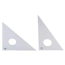 Triângulo ALVIN 130C-6 Acrílico Transparente 6" 30/60 Triângulo ALVIN 130C-6 Acrílico Transparente 6" 30/60