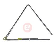 Triângulo De Aço Cromado 30Cm Com Baqueta Percussão Spanking