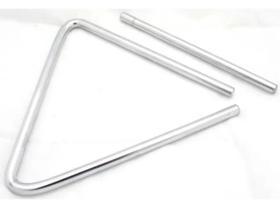 Triângulo de Aço Pequeno c/ base de 21 cm - Gimenes TR01