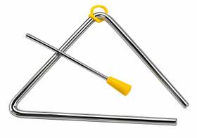 Triângulo liverpool cromado 20 cm tr-20 1554 com baqueta Triângulo liverpool cromado 20 cm tr-20 1554 com baqueta