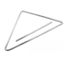 Triângulo Médio 25 cm x 8 mm Aço Cromado Mod. 19015 - Luen Triângulo Médio 25 cm x 8 mm Aço Cromado Mod. 19015 - Luen
