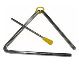 Triângulo Musical Aço Cromado 15cm Liverpool Tr 15+batedor