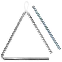 Triângulo Musical Cromado 15 cm Instrumento de Percussão - IDEA