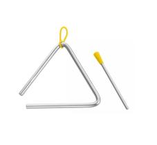 Triângulo Musical De Aço Cromado 15cm Liverpool TR 15+Batedor