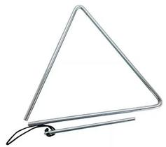 Triângulo Musical Para Forró Baião Xote Profissional Cromado 25Cm 10mm - PHX