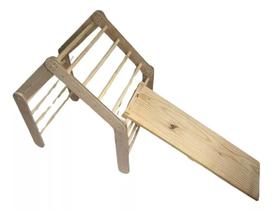 Triangulo Pikler Articulado Infantil Duplo + Rampa CM2004R - Color Mobile Triangulo Pikler Articulado Infantil Duplo + Rampa CM2004R - Color Mobile