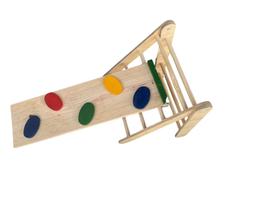 Triângulo Pikler Infantil Simples + Rampa Colorida