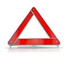Triangulo Segurança Sinalização Carro Universal Reforçado 875