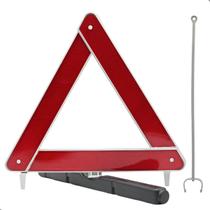 Triangulo Segurança Sinalização Com Peso Areia Uso Automotivo