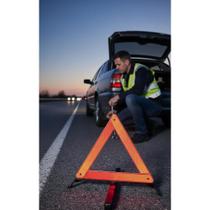 Triângulo Sinalização Segurança Veicular Base Pesada