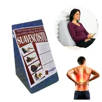 Triângulo Suave Encosto Ortobom Com Capa Zíper Apoio Joelhos Coluna Pescoço Pés Ortopédico Cervical