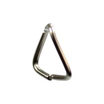 Triangulo Terminal Para Chaveiros 8mm Prata Com 100 Unidades