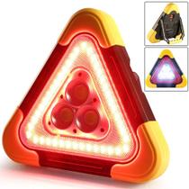 Triângulo Veicular Lanterna LED Alerta Emergência Aviso - Hurry Bolt
