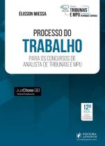Tribunais e MPU Processo do Trabalho Para os Concursos de Analista de Tribunais e MPU 12 edição 2025 juspodivm