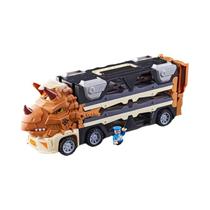 Tricératops Infantil, Brinquedo De Trem Deformável, Liga Metálica, Trilho Dobrável, Caminhão De