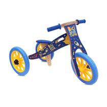 Triciclo 2 em 1 Biciquetinha Astronauta Azul