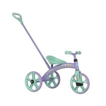 Triciclo 3 Rodas Infantil Baby Dog com Empurrador Regulável Verden Bikes