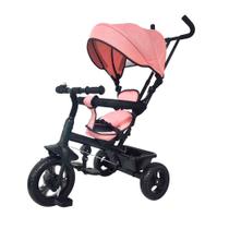 Triciclo 360 Com Empurrador Rosa - DM Toys