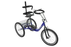 Triciclo adaptado aro 20 - azul