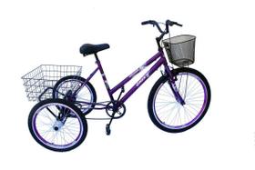 Triciclo adulto cano baixo freio duplo c/aero Triciclo adulto cano baixo freio duplo c/aero
