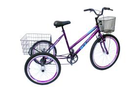 Triciclo adulto cano baixo freio duplo c/aero