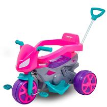 Triciclo Andador com Haste Direcionável Pedal Passeio e Proteção