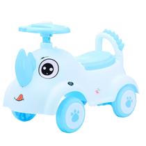 Triciclo Andador Infantil Rinoceronte Azul - Unitoys