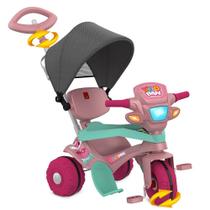 Triciclo Bandeirante Veloban Com Capota Rosa Triciclo Bandeirante Veloban Com Capota Rosa