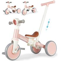 Triciclo Bautia Kids para crianças de 1 a 3 com alça de pressão 5 em 1