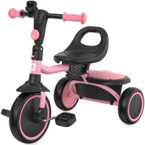 Triciclo besrey para crianças de 18 meses a 5 anos rosa Triciclo besrey para crianças de 18 meses a 5 anos rosa