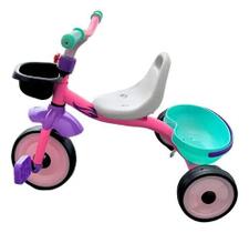 Triciclo bicicleta Infantil Aventura Com 3 Rodas pedal Passeio Crianças Triciclo bicicleta Infantil Aventura Com 3 Rodas pedal Passeio Crianças