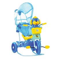 Triciclo Cachorrinho com Capota 3 em 1 Azul Bel
