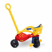 Triciclo Cachorrinho com Empurrador Proteção e Cestinha Triciclo Cachorrinho com Empurrador Proteção e Cestinha