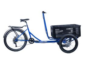 Triciclo carga dianteiro - caixa vazada - Dream Bike