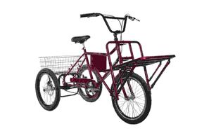 Triciclo cargueira - vermelha - Dream Bike