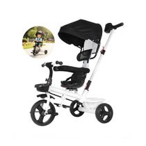 Triciclo Carrinho Com Empurrador Confort Branco Infantil