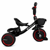 Triciclo Colli Kim Com Cestinha Preto Fosco