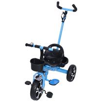 Triciclo Com Apoiador Azul Infantil Zippy Toys