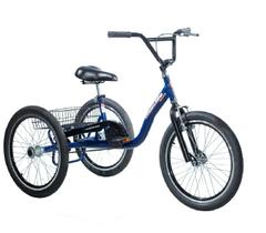 Triciclo cross aro 20 - azul - Dream Bike