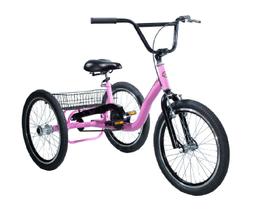 Triciclo cross aro 20 - rosa