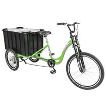 Triciclo De Carga P/ 150kg Multiuso Caixa Fechada Verde - Dream Bike