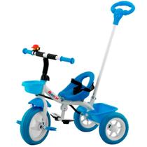 Triciclo de Passeio Andador Biemme Little Trike Comfort Azul