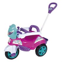 Triciclo De Passeio Baby City Menina Com Pedal Buzina Haste Direcionavel - MARAL BRINQUEDOS