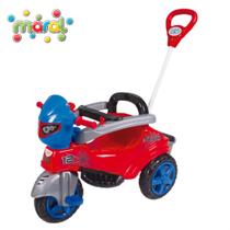 Triciclo De Passeio Baby City Spider Com Pedal Buzina Haste Direcionável Triciclo De Passeio Baby City Spider Com Pedal Buzina Haste Direcionável